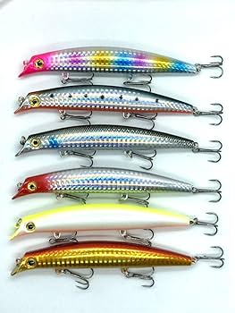 バス釣り　ルアー　ミノー Amazon.co.jp: 釣り ルワー フローティング ミノー 12cm 16g